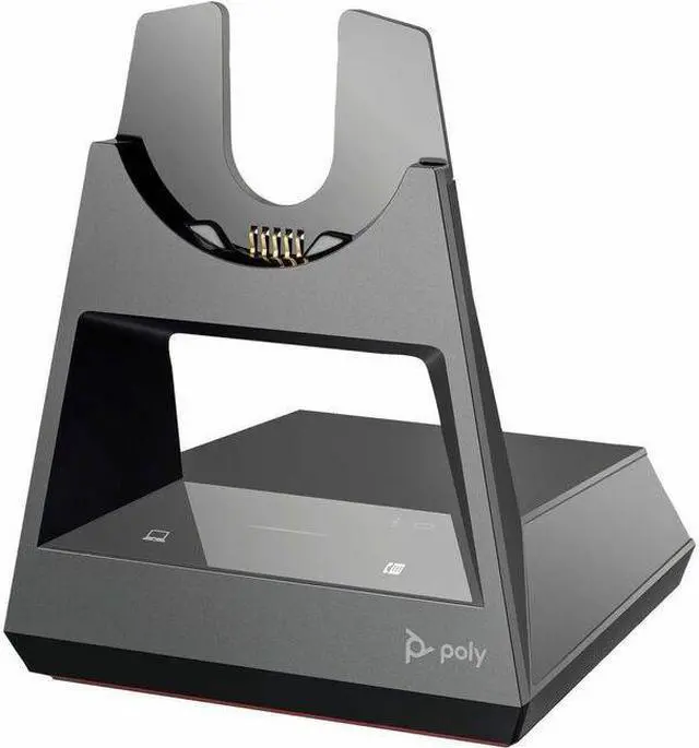 Alt view image 3 of 3 - Hp Poly Headsets Voyager Office Base Docking Headset Model 786C9AA