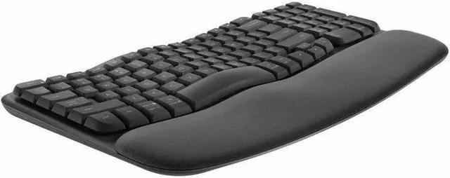 Alt view image 4 of 9 - Logitech Wave Keys for Business Keyboard - Black (in Brown Box)