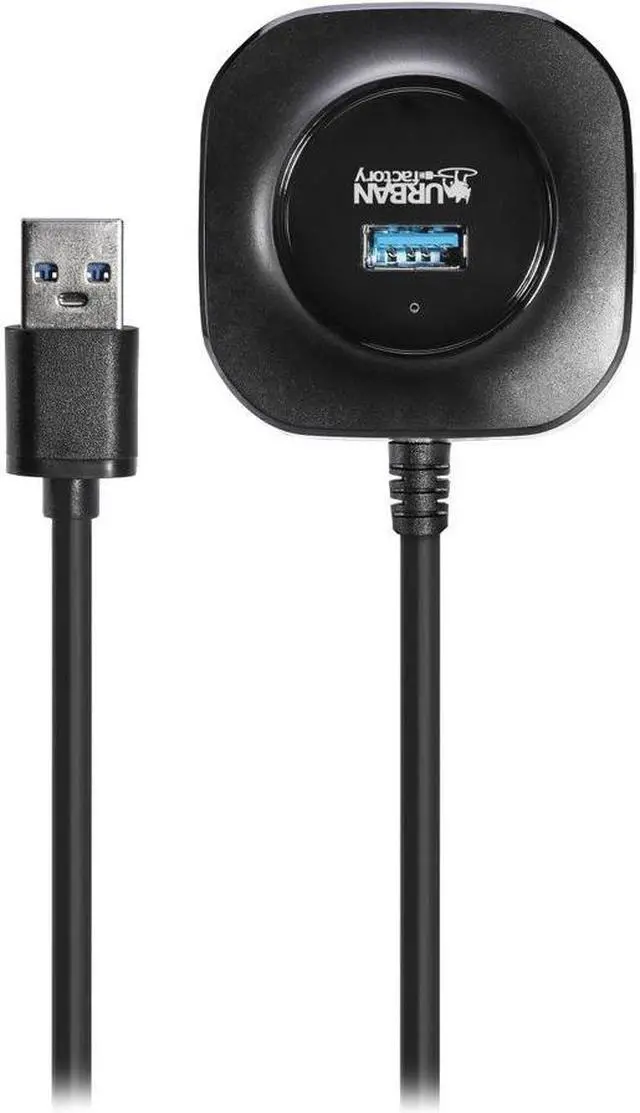 Alt view image 3 of 9 - Urban Factory USB Hub - 4 USB Port(s) - 4 USB 3.0 Port(s)