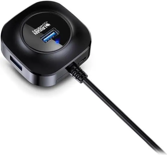 Alt view image 5 of 9 - Urban Factory USB Hub - 4 USB Port(s) - 4 USB 3.0 Port(s)