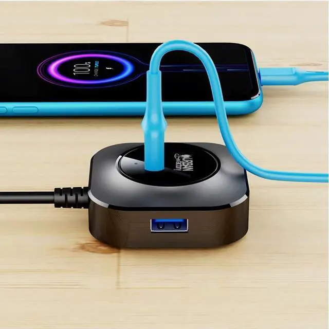 Alt view image 7 of 9 - Urban Factory USB Hub - 4 USB Port(s) - 4 USB 3.0 Port(s)