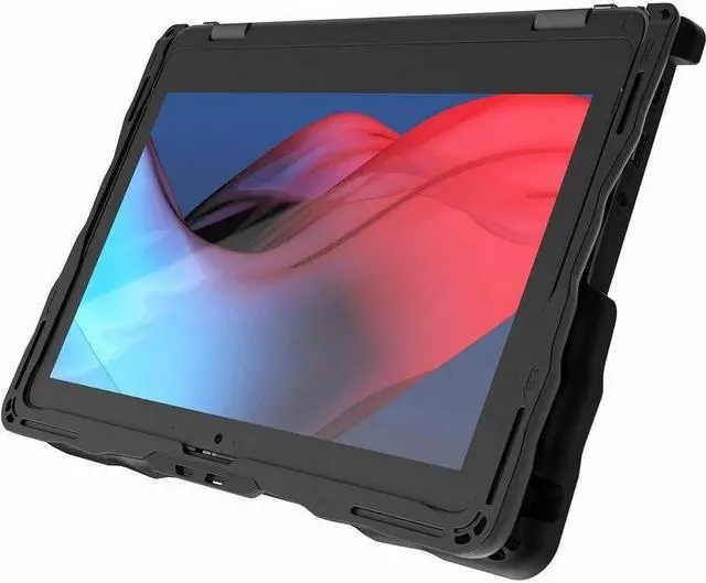 Alt view image 14 of 14 - Gumdrop DropTech Laptop Case Fits Lenovo 300e | 300w Yoga Gen 4 (2-in-1) Rugged Drop Tested and Shockproof Reliable Device Protection for Kids K-12 Students School Office or Business Use - Black