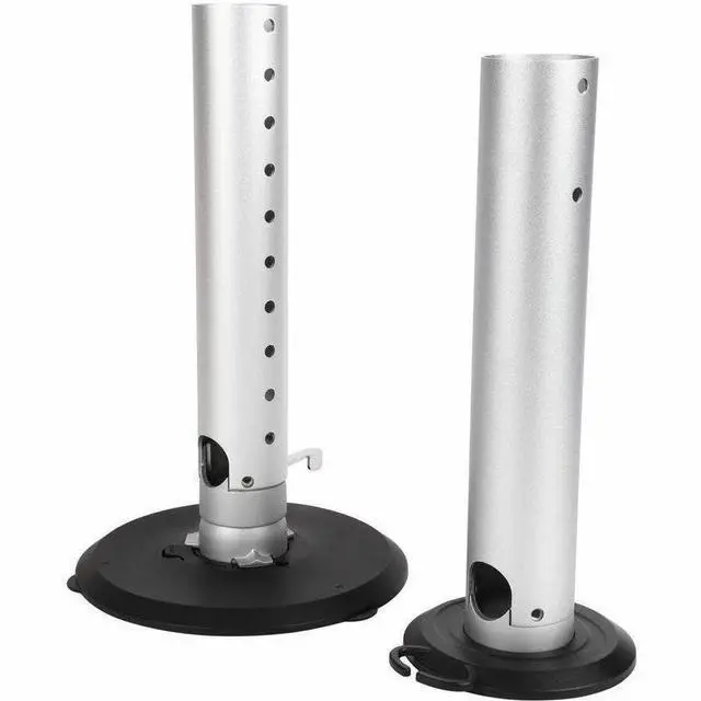 Alt view image 8 of 12 - Height Adjustable heavy-duty ceiling projector mount for projectors with large-diameter mount holes max 15in (380mm). Projector max weight 55.1 lbs (25 Kg)