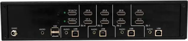 Alt view image 8 of 16 - Tripp Lite Secure KVM Switch, United States Government NIAP-Certified PP4.0 Security, Common Access Card (CAC) Port, TAA Compliant, 3-Year Warranty (B002 Series)