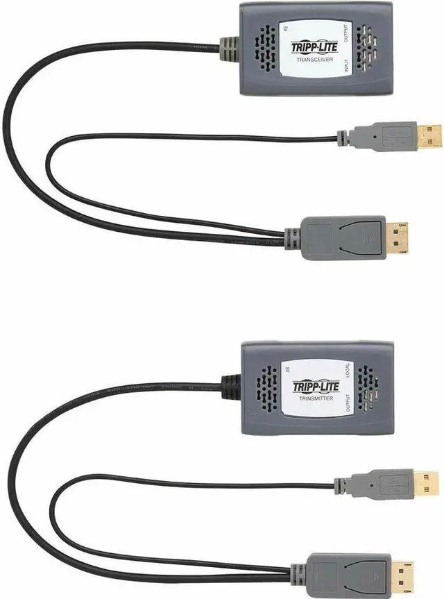 Alt view image 8 of 10 - Tripp Lite 1-Port DisplayPort over Cat6 Extender Kit B127U111PDPD