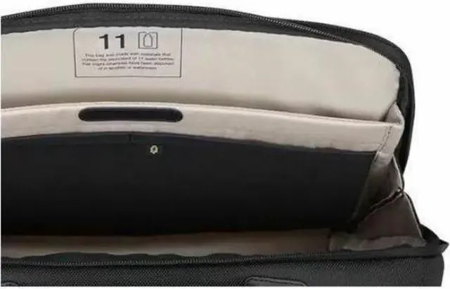 Alt view image 10 of 20 - Lenovo Professional Carrying Case (Briefcase) for 14" Notebook, Accessories - Black - Wear Resistant, Tear Resistant, Water Resistant, Water Proof Zipper, Water Proof - Polyethylene Terephthalate (PET