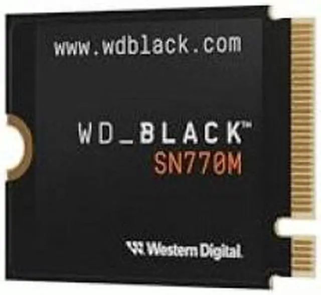 Main image of WD Black SN770M WDS200T3X0G 2 TB Solid State Drive - M.2 2230 Internal - PCI Express NVMe (PCI Express NVMe 4.0 x4) - Notebook, Gaming Console Device Supported - 5150 MB/s Maximum Read Transfer Rate
