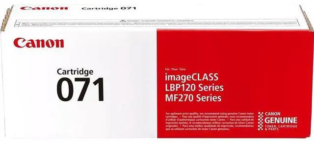 Alt view image 9 of 15 - Canon 071 Standard Toner Cartridge for imageCLASS LBP122dw Printer, Black