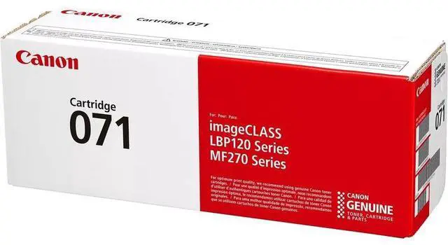Alt view image 5 of 15 - Canon 071 Standard Toner Cartridge for imageCLASS LBP122dw Printer, Black