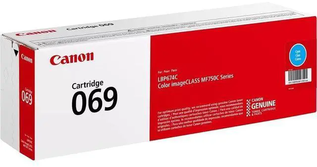 Alt view image 12 of 16 - Canon 5093C001 069 Toner 1900 Page-Yield Cyan