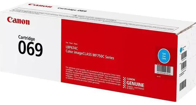 Alt view image 14 of 16 - Canon 5093C001 069 Toner 1900 Page-Yield Cyan