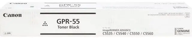 Alt view image 7 of 7 - Canon GPR-55BK 0481C003AA C5535 C5540 C5550 C5560 Toner Cartridge (Black) in Retail Packaging
