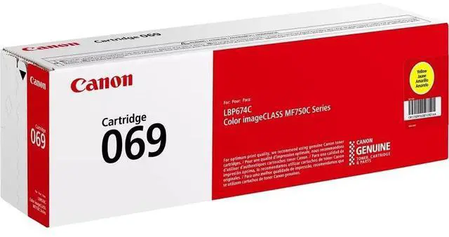 Alt view image 9 of 15 - Canon 069 1900 Page-Yield Yellow Toner Cartridge 5091C001