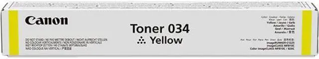 Alt view image 11 of 11 - CANON USA 9451B001 CANON CARTRIDGE 034 YELLOW TONER - FOR IMAGECLASS MF820CDN AND MF810CDN - FULL Y