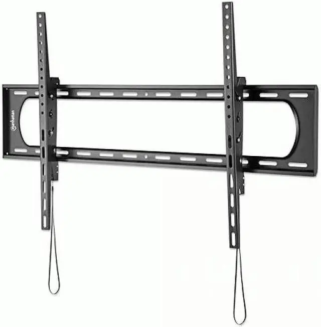 Main image of Manhattan Heavy-Duty Large-Screen Tilting TV Wall Mount Holds One 60" to 120" TV up to 264 lbs., +/-10° Tilt, Black - 461931
