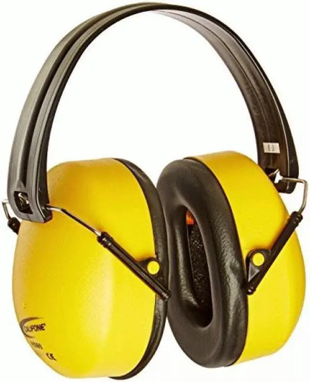 Alt view image 2 of 3 - Califone Best Hearing Protectors, Bright Yellow Safety Color Large