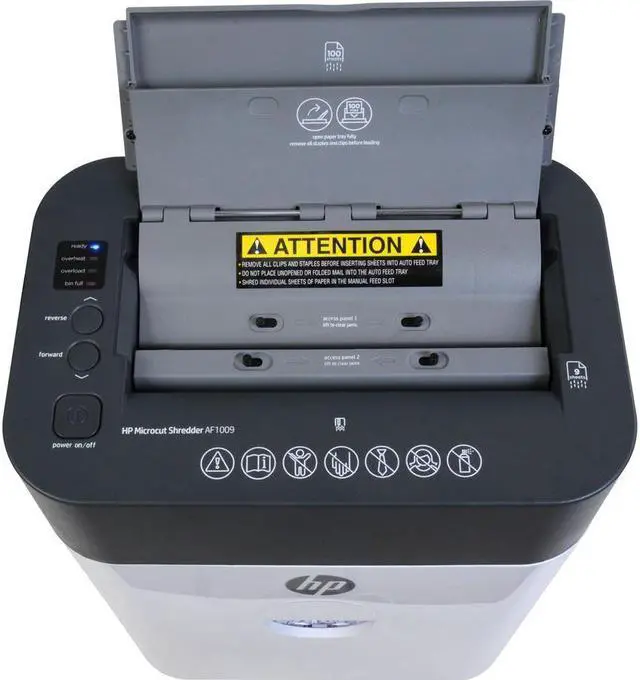 Alt view image 11 of 14 - Royal HP AF1009 100 Sheet Auto-Feed Microcut Paper Shredder