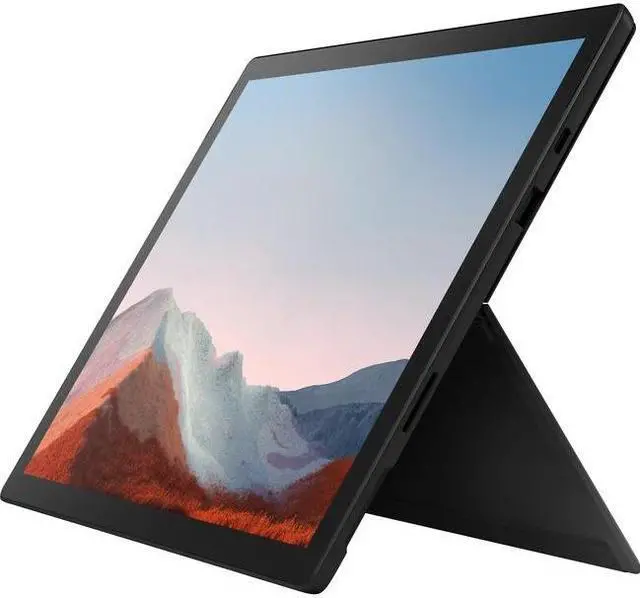 Main image of Microsoft Surface Pro 7+ Tablet - 12.3" - Core i5 11th Gen i5-1135G7 Quad-core (4 Core) 2.40 GHz - 16 GB RAM - 256 GB SSD - Windows 10 - Black - microSDXC, microSD Supported - 2736 x 1824 - Pixel