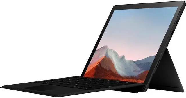 Alt view image 5 of 9 - Microsoft Surface Pro 7+ Tablet - 12.3" - Core i5 11th Gen i5-1135G7 Quad-core (4 Core) 2.40 GHz - 16 GB RAM - 256 GB SSD - Windows 10 - Black - microSDXC, microSD Supported - 2736 x 1824 - Pixel