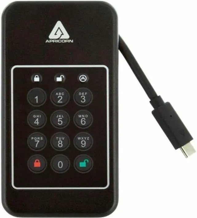 Alt view image 15 of 15 - Apricorn Aegis NVX - Ultra high Speed Ruggedized SSD, USB 3.0 encrypted Drive