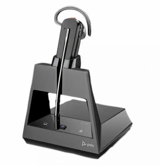 Main image of Poly Voyager 4245 Office Headset - Mono - Wireless - Bluetooth - 328 ft - 20 Hz - 20 kHz - On-ear - Monaural - Supra-aural - Noise Cancelling Microphone