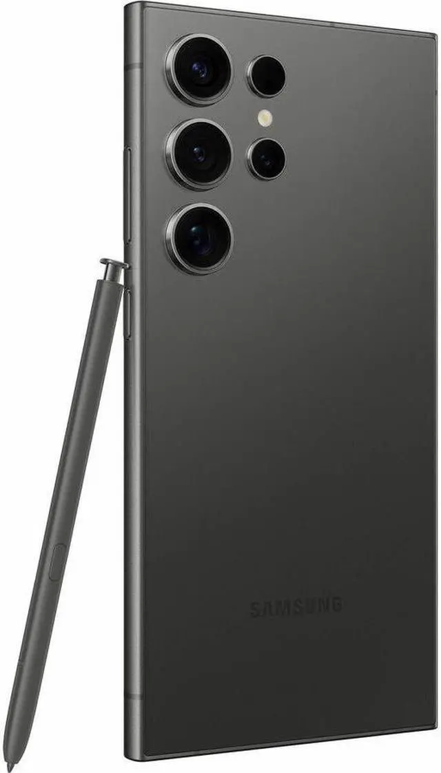 Alt view image 8 of 8 - SAMSUNG Galaxy S24 Ultra Cell Phone, 256GB AI Smartphone, Unlocked Android, 200MP, 100x Zoom Cameras, Long Battery Life, S Pen, US Version, 2024, Titanium Black