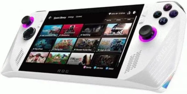 Alt view image 7 of 17 - ASUS - ROG Ally Gaming Handheld Console - Z1 Processor, 512GB, 1080p 120Hz Display, White