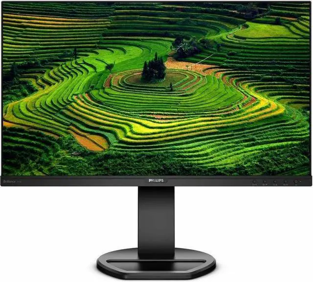 Alt view image 5 of 16 - Philips B-Line 241B8QJEB 24" Class Full HD LED Monitor - 16:9 - Textured Black - TAA Compliant - 23.8" Viewable - In-plane Switching (IPS) Technology - WLED Backlight - 1920 x 1080 - 16.7 Mi