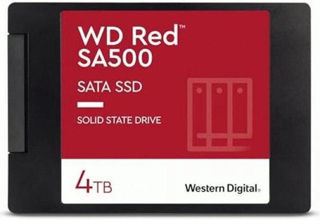 Western Digital 4TB WD Red SA500 NAS 3D NAND Internal SSD Solid ...