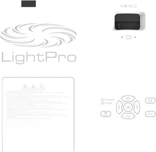 Alt view image 7 of 16 - InFocus IN1039 1920 x 1200 LCD LightPro Advanced Projector 4200 lumens 50000:1