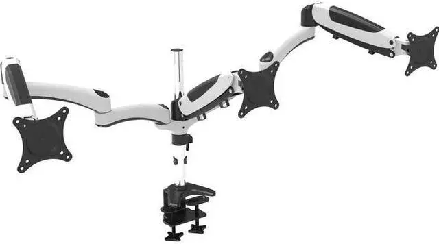 Alt view image 8 of 9 - Triple Monitor Mount with Articulating Arms | Supports 15 - 28" Standard Display | Amer Mounts HYDRA3XL - OEM