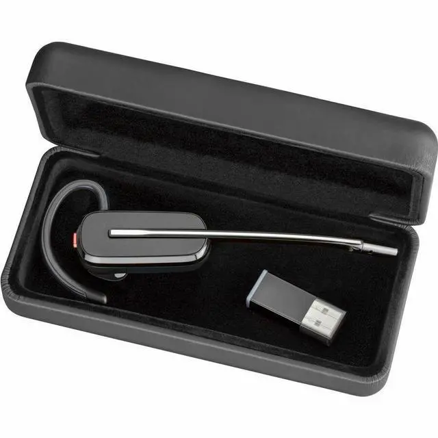 Alt view image 2 of 8 - Poly Savi 8200 Office 8240 Earset - Mono - Wireless - Bluetooth - 590.6 ft - 20 Hz - 20 kHz - Over-the-ear - Monaural - In-ear - Noise Cancelling Microphone - Noise Canceling