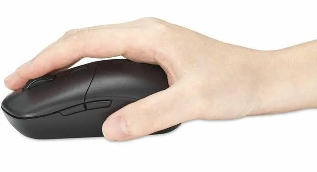 Alt view image 6 of 10 - Kensington MY430 Mouse - Optical - Wireless - Bluetooth - 2.40 GHz - Rechargeable - USB - 2400 dpi - 6 Button(s) - 5 Programmable Button(s)