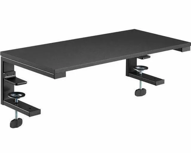 Main image of V7 DT1RSC Clamp Mount for Monitor, Printer, Notebook - Height Adjustable - 10" to 32" Screen Support - 44 lb Load Capacity