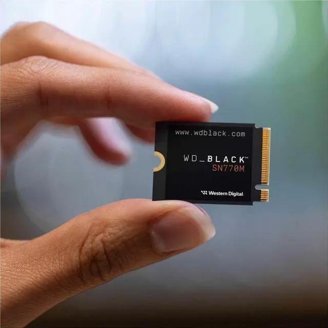 Alt view image 6 of 18 - WD Black SN770M 1TB Solid State Drive - M.2 2230 Internal - PCI Express NVMe (PCI Express NVMe 4.0 x4) - Notebook, Gaming Console Steam Deck and Microsoft Surface