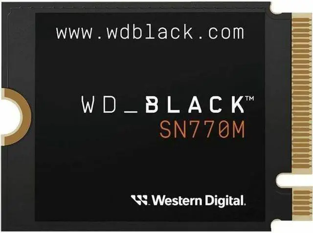 Alt view image 7 of 18 - WD Black SN770M 1TB Solid State Drive - M.2 2230 Internal - PCI Express NVMe (PCI Express NVMe 4.0 x4) - Notebook, Gaming Console Steam Deck and Microsoft Surface
