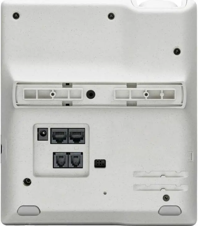 Alt view image 9 of 15 - HP Poly Edge E300 IP Phone Corded Desktop Wall Mountable Black VoIP 2x Network RJ-45 PoE Ports Model 82M92AA