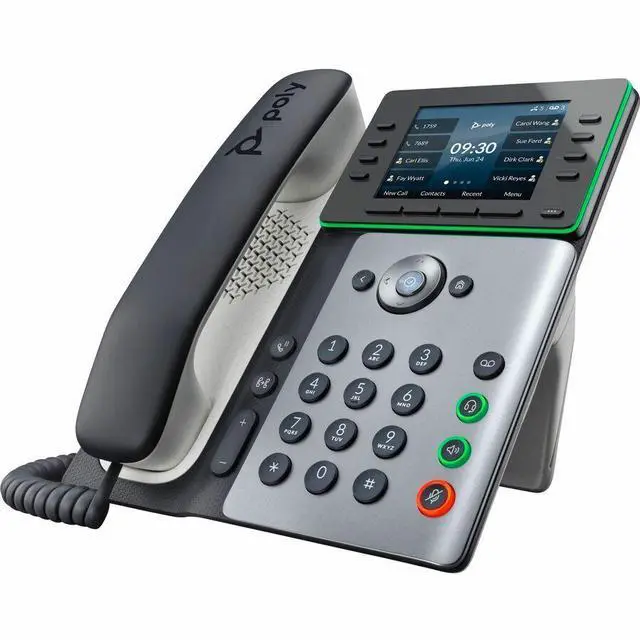 Alt view image 2 of 10 - HP Poly Edge E320 IP Phone and PoE enabled | 82M88AA