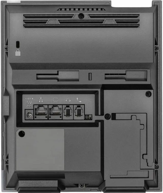Alt view image 6 of 7 - HP Poly CCX 400 IP Phone Corded Desktop Wall Mountable VoIP 2x Network RJ-45 PoE Ports Model 849A1AA#AC3