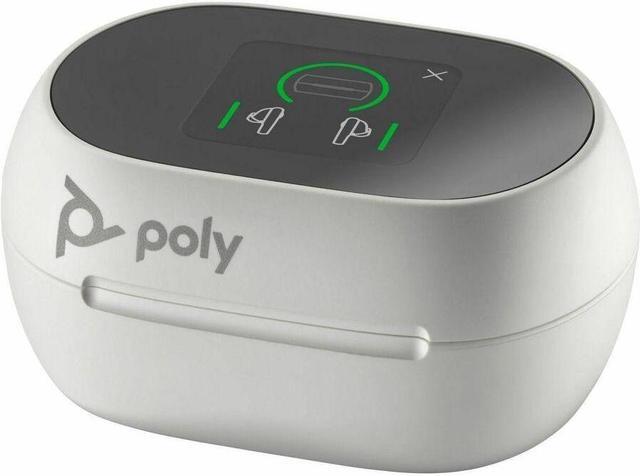 Alt view image 9 of 11 - HP Poly True Wireless Earbuds For Work And Life Stereo, Mono True Wireless Bluetooth 98.4 ft 20kHz Earbud Binaural In-ear Noise Canceling White Sand Model 7Y8G6AA