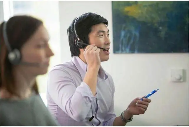 Alt view image 3 of 5 - Poly EncorePro HW510D Headset - Mono - Mini-phone (3.5mm) - Wired - 20 Hz - 16 kHz - On-ear, Over-the-head - Monaural - Ear-cup - 2.58 ft Cable - Omni-directional Microphone - Noise Canceling - Black