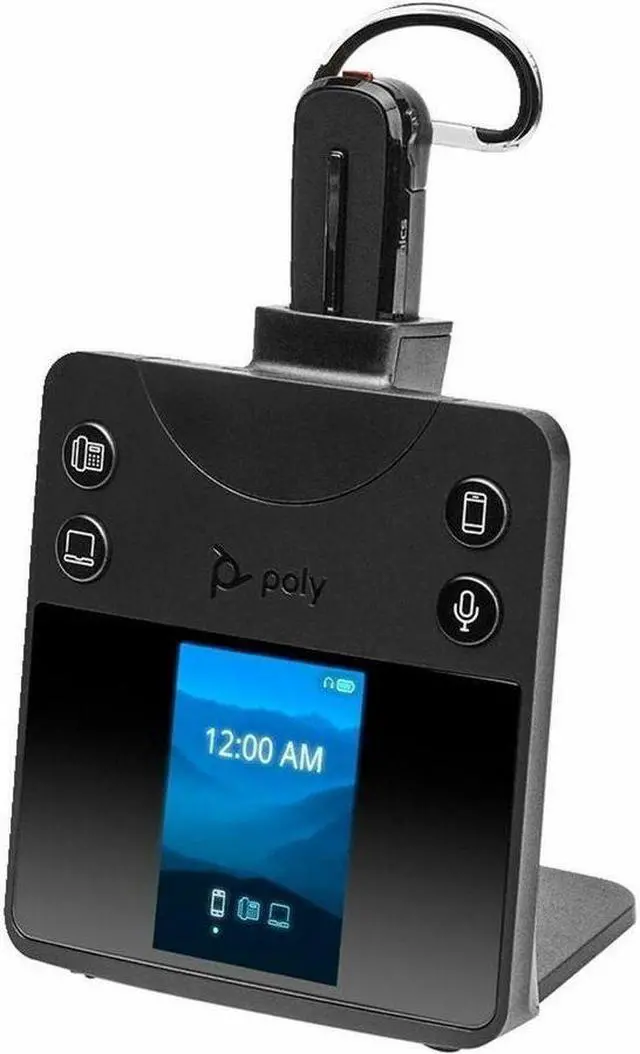 Alt view image 3 of 11 - HP Poly Savi 8445 Office DECT 1920-1930 MHz Convertible Headset Model 8L7F8AA#ABA