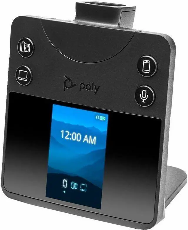 Alt view image 4 of 11 - HP Poly Savi 8445 Office DECT 1920-1930 MHz Convertible Headset Model 8L7F8AA#ABA