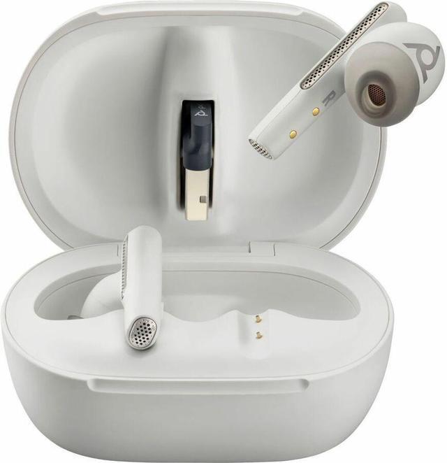 Alt view image 6 of 11 - HP Poly True Wireless Earbuds For Work And Life Stereo, Mono True Wireless Bluetooth 98.4 ft 20kHz Earbud Binaural In-ear Noise Canceling White Sand Model 7Y8G6AA