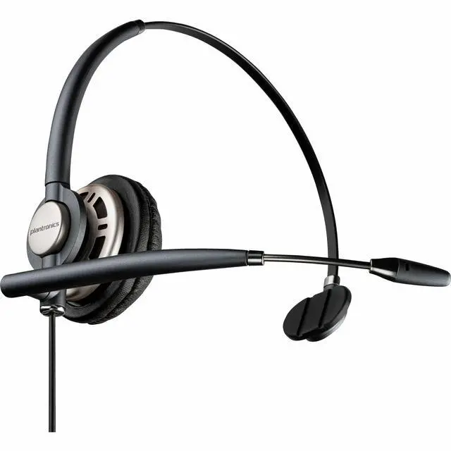 Alt view image 2 of 3 - Poly EncorePro 710D with Quick Disconnect Monoaural Digital Headset TAA - Mono - USB Type A - Wired - 80 Hz - 20 kHz - Over-the-head, On-ear - Monaural - Ear-cup - 2.92 ft Cable - Noise Cancelling, Om