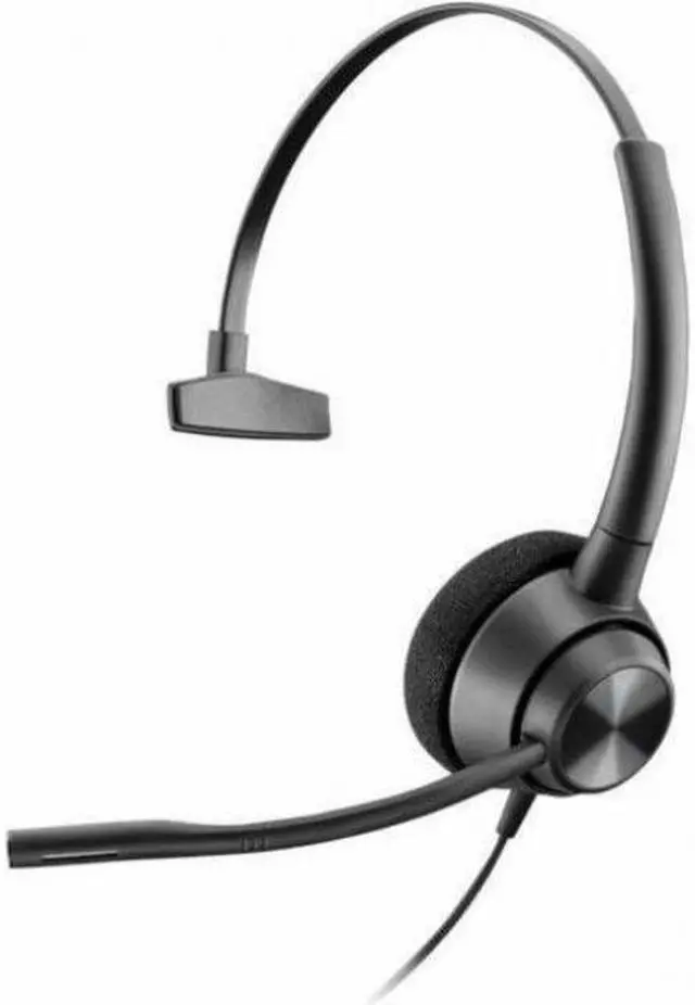 Alt view image 2 of 2 - Poly EncorePro 310 USB-C Monoaural Headset TAA - Mono - USB Type C - Wired - 20 Hz - 10 kHz - Over-the-head, On-ear - Monaural - Supra-aural - 7.18 ft Cable - Omni-directional