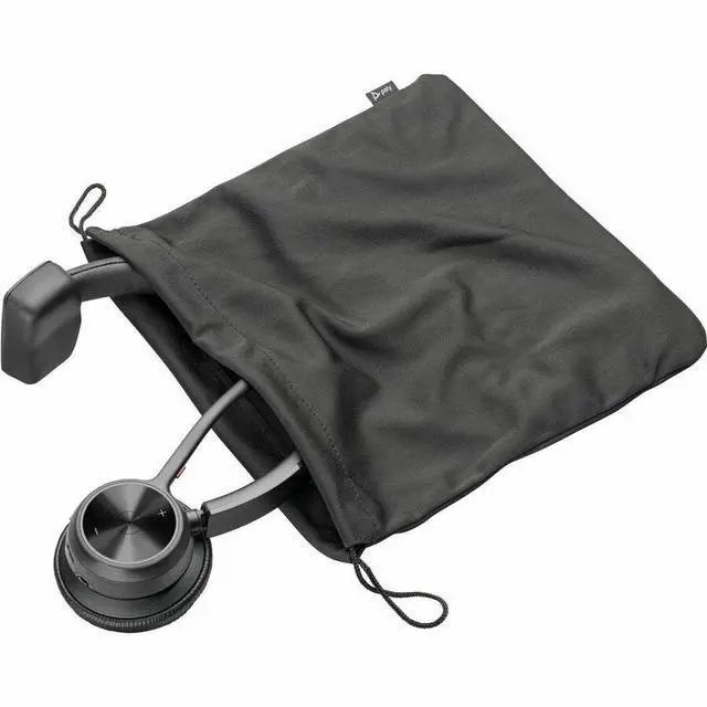 Alt view image 8 of 12 - Hp Poly Headsets Poly Voyager 4310 USB-C Headset with Charge Stand Siri, Google Assistant Mono Wireless Bluetooth 298.6 ft Model 77Y96AA