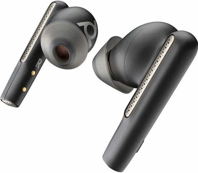 Alt view image 9 of 9 - HP Poly Voyager Free 60 UC M Carbon Black Earbuds +BT700 USB-A Adapter +Basic Charge Case (7Y8L7AA)