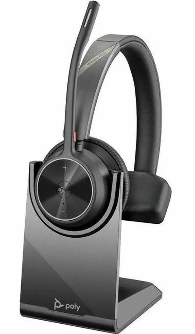 Main image of Poly Voyager 4310 Microsoft Teams Certified USB-C Headset with charge stan