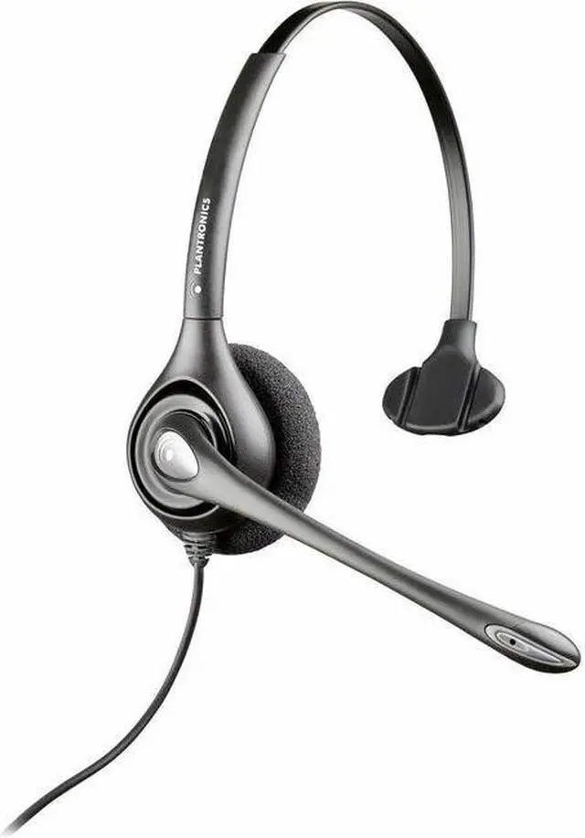 Main image of Poly H251N-CD Over-The-Head, Ear Muff Receiver - Mono - Quick Disconnect - Wired - Over-the-head, On-ear - Monaural - Ear-cup - Noise Cancelling MicrophoneTAA Compliant